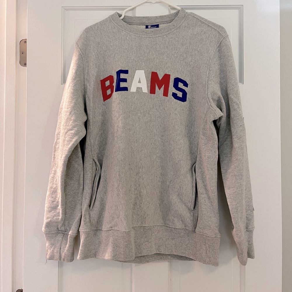 Champion X Beams Crewneck Sweatshirt- large